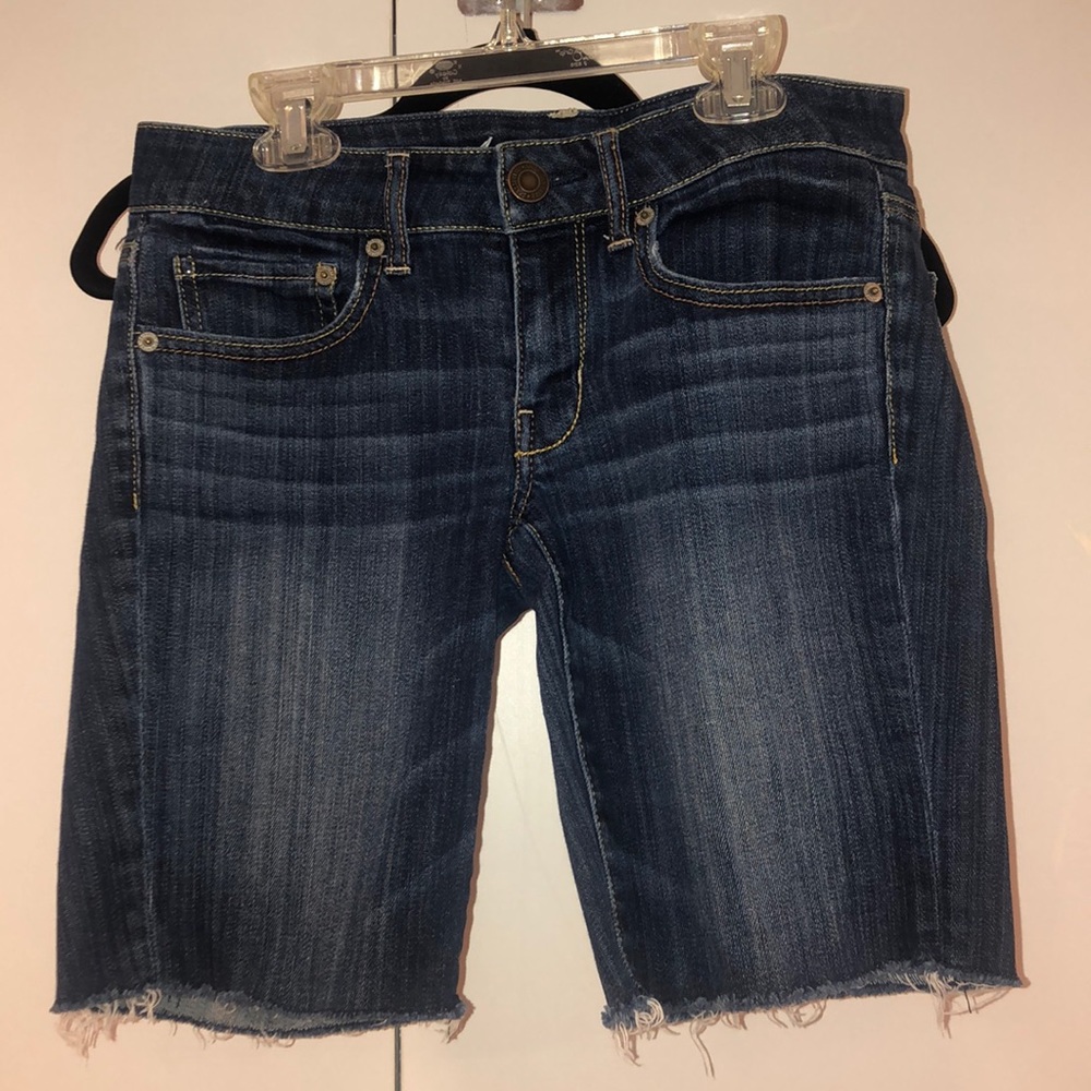 AE Midi Stretch Jean Shorts